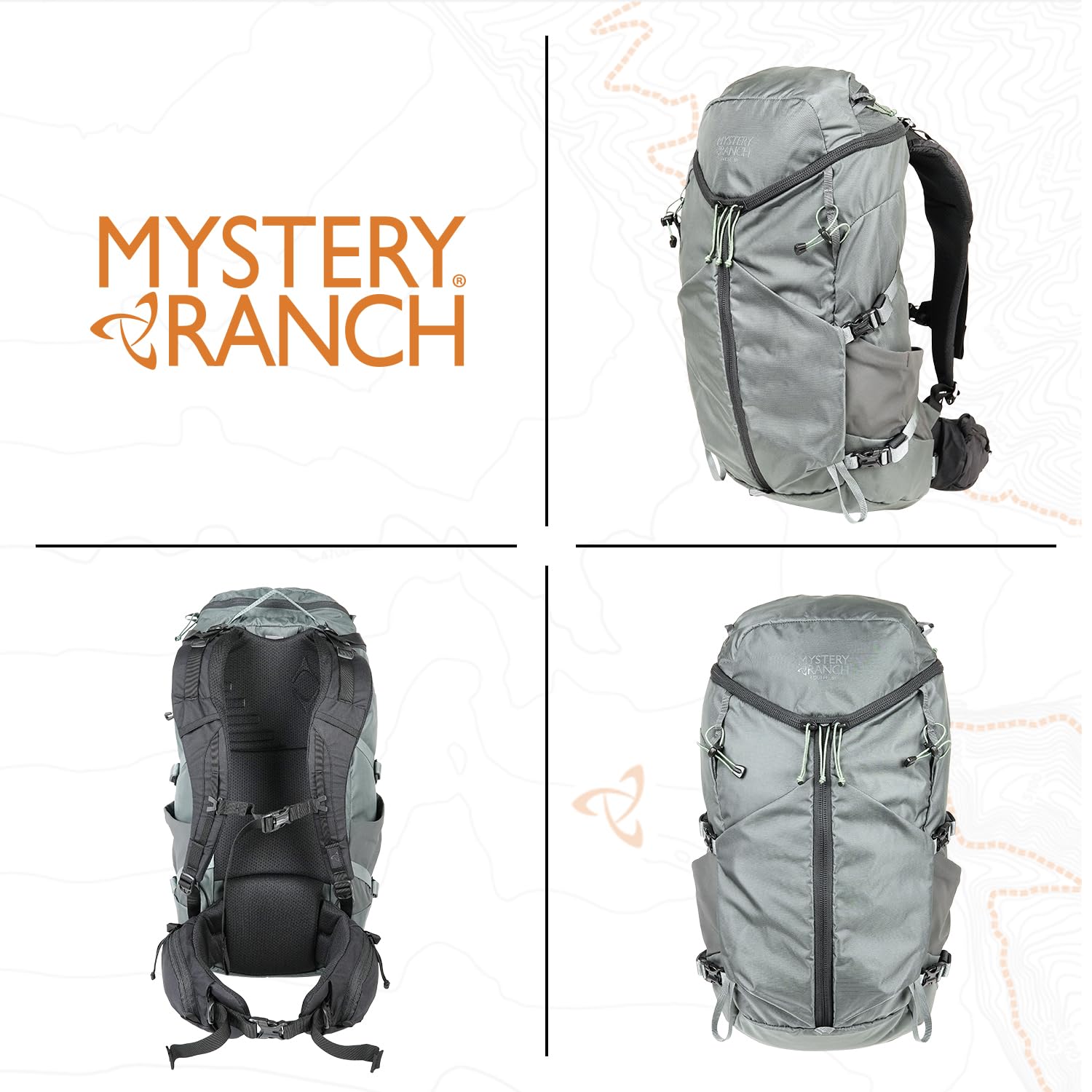 Amazon.co.jp: [ミステリーランチ] クーリー 30 ミネラルグレー L/XL